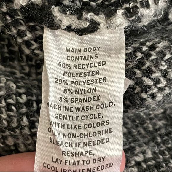 Wildfang Black and White Crew Neck Sweater - Picture 11 of 13